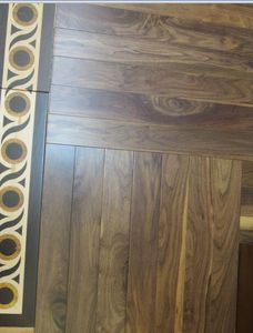 Lotus pattern white oak hardwood Hardwood flooring