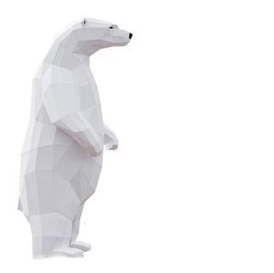 1.5 polar bear paper model Paper large
