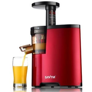 SAVTM Electric Slow Juicer 150W Blender Fruits Vegetables Low Speed Juice Plastic