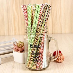 Disposable Degradable Paper Drinking Straws 6mm/0.2inch