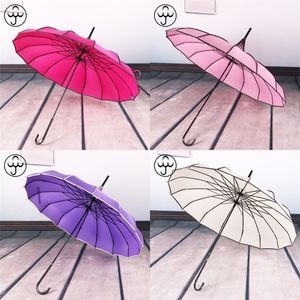 16K Long Handle Umbrella Straight as show Bar Outdoor Sunshade Windbreak Bridal