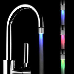 New LED Faucet RGB Sigle Color Glowing Atmosphere electroplating