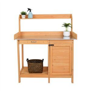 US stock Garden Workbench With Drawers Other Cabinets 21kg a55 a13