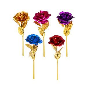 RTS 24k Plated Gold Rose Valentine's Day