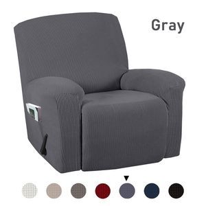 8 Colors Recliner Chair Covers Pocket Non 1