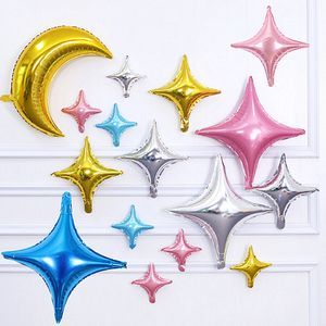 10 inch Four pointed Star wreath Party Decoration Birthday Party Wine Glass Decoration Wedding Supplies Christmas 2122 V2