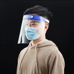 PE Protective Face Shield Mask Eye Protector Prevent Blue Splashing Droplets Cooking Oil Splash