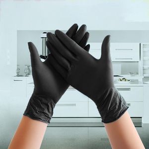 Disposable Gloves 100pcs Black Latex latex