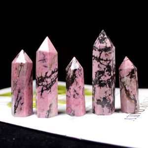 Rough polished Rose Quartz Pillar Crystal Point raw Crystal point Arts and Crafts