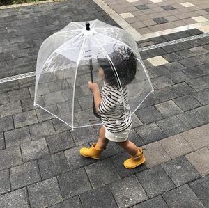 Umbrellas Baby Cute Street Children&#039;s Windproof as pic