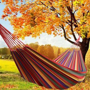 NEWColorful hammock 2 sizes hamac outdoor leisure Nylon camping hunting