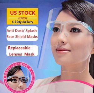 US STOCK!! Protective Transparent Masks White Outdoor CT27