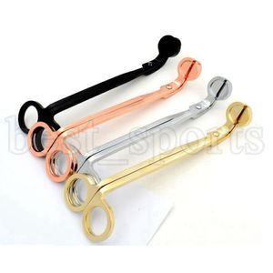 4 Colors Stainless Steel Candle Lamp Trim Scissor Cutter Snuffer