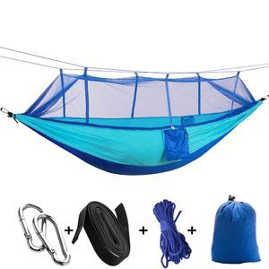 Outdoor Camping Mosquito Nets Hammock Bags adults Hammock Lightweight Parachute Nylon Camping