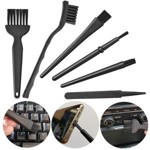 Cleaning Brushes 6 In 1 Black plastic USB Household Tool