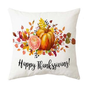 Pillow Thanksgiving Cover English Letter Pillow Thanksgiving Cover English Letter Sofa Wave