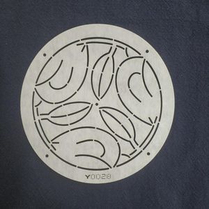 Sashiko Mold, Embroidery Pattern, Qu Coaster Diameter,
