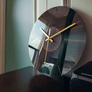 Luxury Silent Wall Clock Living Single Face