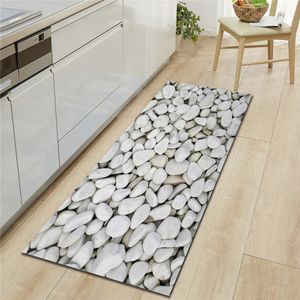 Fashion Stone Bathroom Carpets Water 100% Polyester Bedroom Door Mats Living Room