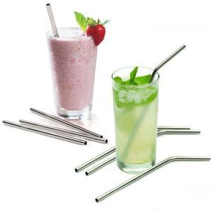 304 Stainless Steel Drinking Straw 6mm Coffee Tea