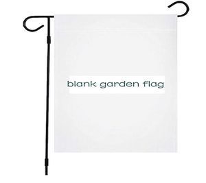 Sublimation Blank Garden Flag Pure white outdoor banner 12*18 inch 30*45cm