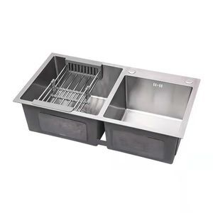 Stainless steel classic double bowl silver Kitchen