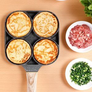 Pans Four Omelet Pan Thickened Burger Non Frying Pans & Skillets