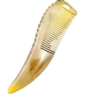 Horn comb household large long hair Peach Wooden Comb meridian massage combs