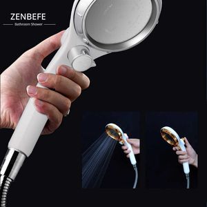 ZENBEFE Removable and washable pressurized water shower Round adjustable flow size