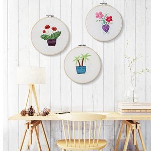 Embroidery Flower Handwork Needlework For Beginner Kit Ribbon Painting Embroidery Hoop Home Ribbon Painting Hoop Home Decoration Other Arts And Crafts