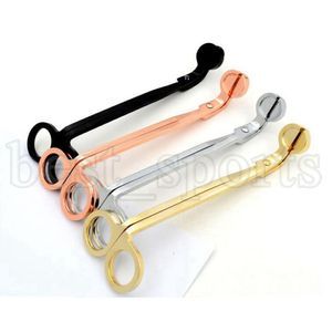 4 Colors Stainless Steel Candle Lamp Trim Scissor Cutter Snuffer No