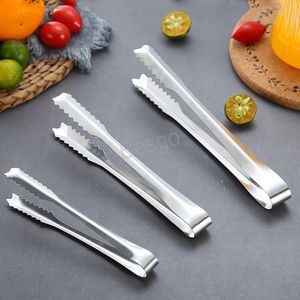 Barbecue Long Straight Tong Stainless As picture show BBQ Tools Accessories BH4552 Bread Tweezer Kitchen Cooking Garden BBQ Tools