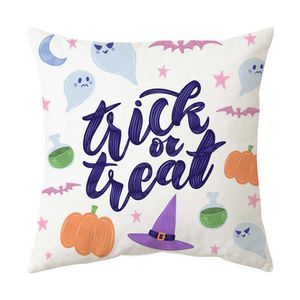 Pillow Pillow Halloween Printing Cover Embroidered