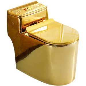 Water Saving Art Gold Toilet 