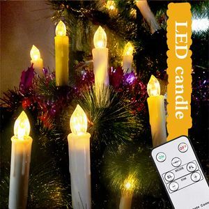 LED Christmas Candle Light Plastic Window decoration Candles Year Home Decoration Tree