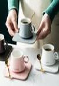 European porcelain Ceramic mug Soy Soy milk Breakfast Condensed Coffee Tea saucer funny fashion design Christmas Cups