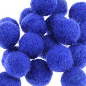 30mm Woolen Felt Balls Ornaments Pom Poms Needle Wool