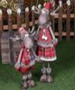 Retractable Christmas Dolls Santa Claus Kid Navidad Tree Resin