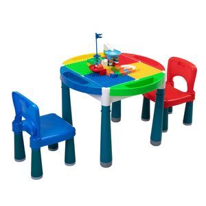 2022 hot Kids Multi Activity Plastic 2 Chairs