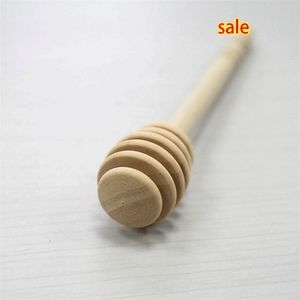 Spoons Wholesale Mini Wooden Honey Stick Dipper Party Supply Wood Jar Long Handle Mixing