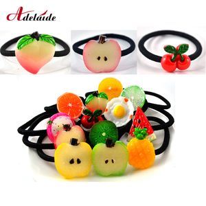Christmas Decorations 10PC Ly Design as pic Ropes Resin Accessories Girls Kids Elastic