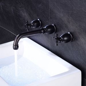 Bathroom Sink Faucets Basin Faucet Mounted Widespread Mixer 3 Hole as pic
