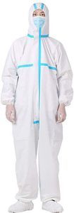 Disposable Protective Coverall Suit Long Cuffs Unisex