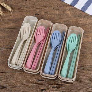 Exquisite Health Environmental Wheat Platycodon Wood Health Environmental Wheat Platycodon Straw Cutlery