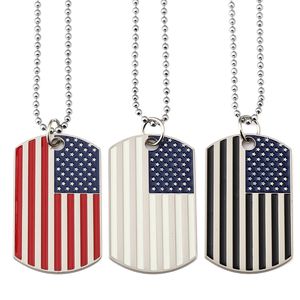 US America Flag Military Brand Military Brand Necklace Unisex Simple Pendant Other