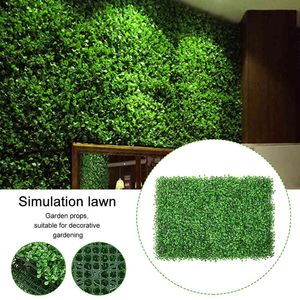 24x16in Home Wall Lifelike Soft Install Artificial Plant Panel Privacy Fake Insects