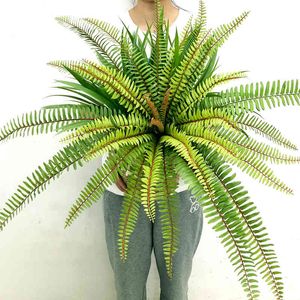50 Tropical Persian Large Artificial Fake Insects Artificial Palm Tree False Fern Wall Household Garden