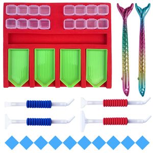 Diamond Painting Tray Organizer Holder Embroidery tools Point Drill Pen Kits DIY Craft