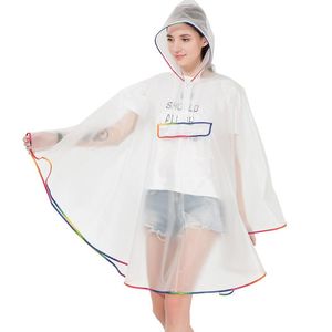 Raincoats Transparent Raincoat Travel Outdoor as pic EVA