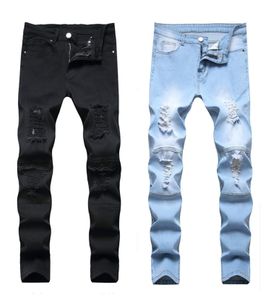 Men&#039;s Plus Size Pants Jeans Men Jean Casual Fashion Pant Wrinkled